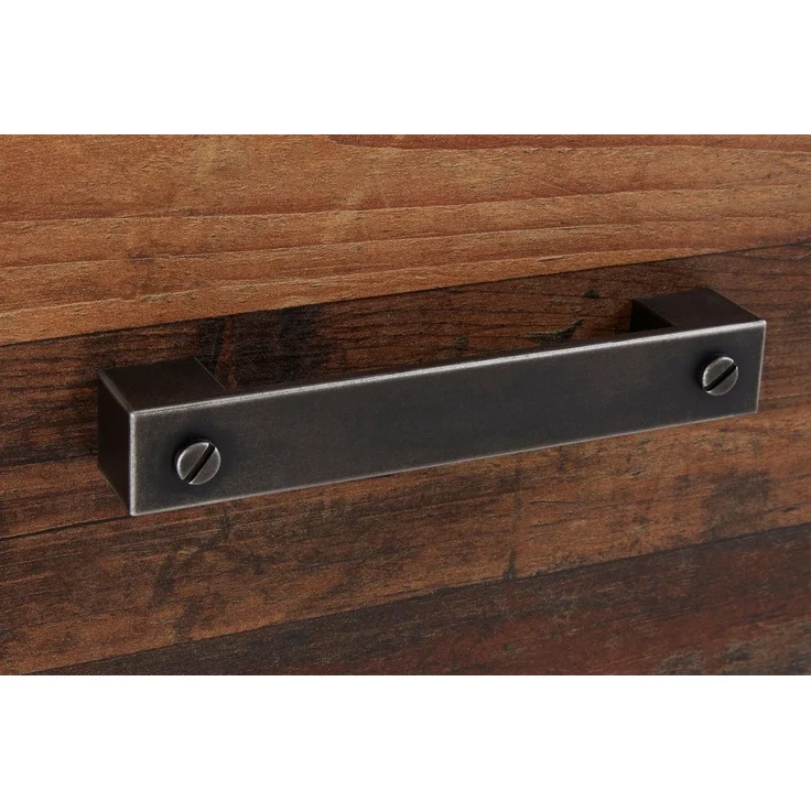 FORTE Clif Rollschublade für Bett, Holzwerkstoff, Braun, 104,1 x 24 x 67,4 cm – Bild 3