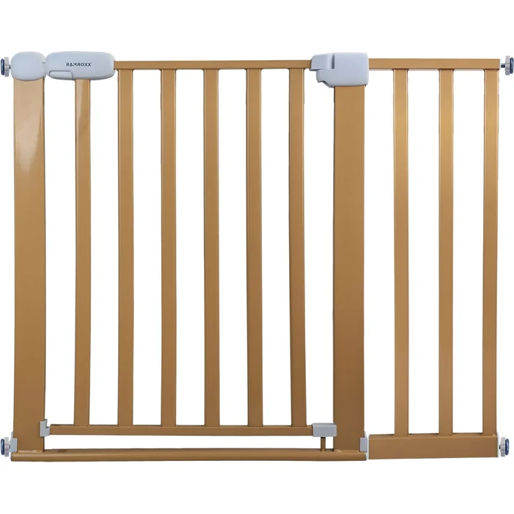 Absperrgitter Treppenschutzgitter beige für 103-113cm Durchgang 77cm Hoch