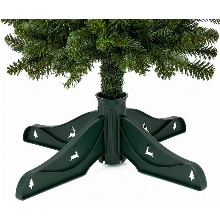 Koopman Christbaumständer Weihnachtsbaumständer Tannenbaumständer 19/22/32mm (Stück, 1-tlg, Packung), 3 Adapter, bis ca. 240cm, Kunststoff – Bild 2