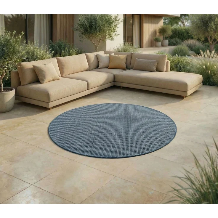 Jimri Outdoorteppich Key West, Rechteckig, Outdoor Teppich Balkonteppich Terassenteppich – Bild 3