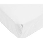 TROIS KILOS SEPT - Matratzenschoner für Babys, 70x140 cm – Matratzenschoner aus Frottee, wasserdicht – Öko-Tex®-zertifiziert – antibakteriell und saugfähig – Behandlung SANITIZED – Weiß