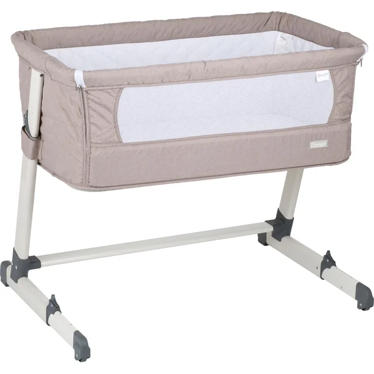 BABYGO 'Together' Beistellbett, beige, 6-fach höhenverstellbar