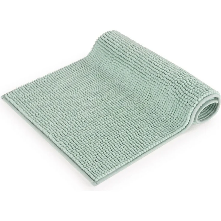 Blumtal Badematte Chenille weicher Badezimmerteppich, strapazierfähig, rutschfest, Polyester, Läufer, 40°C maschinenwaschbar – Bild 1
