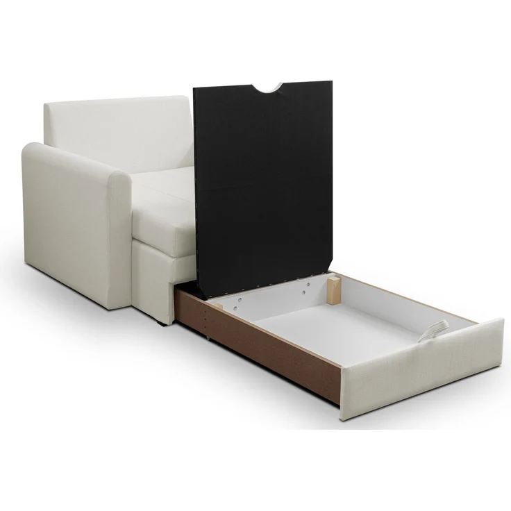 Selsey 'Dejano' Schlafsessel, creme, ca. 90 x 103 x 115 cm – Bild 6