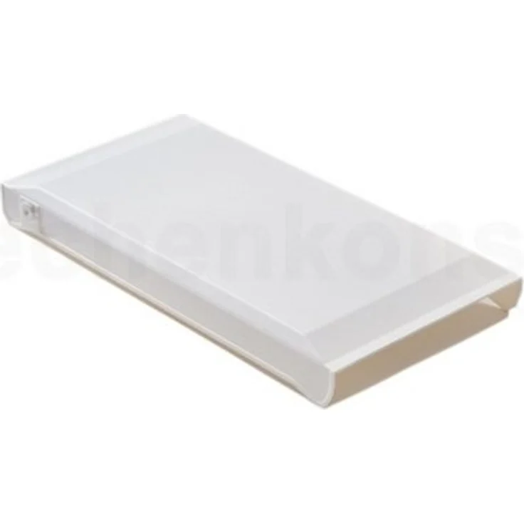 Hailo Einbaumülleimer Deckel 1081839 weiß 232 x 470 x 46 mm – Bild 4