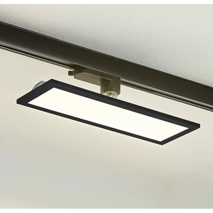 Arcchio LED Stromschienenstrahler Hairis, 1-flammig in Schwarz, moderne Arbeitszimmerleuchte mit energiesparendem LED Leuchtmittel – Bild 3