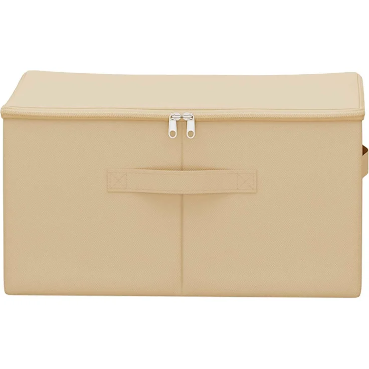 vidaXL Aufbewahrungsbox 6 stk. Vliesstoff 50 x 30 x 25 cm 37,5 L Creme 42024603 – Bild 3