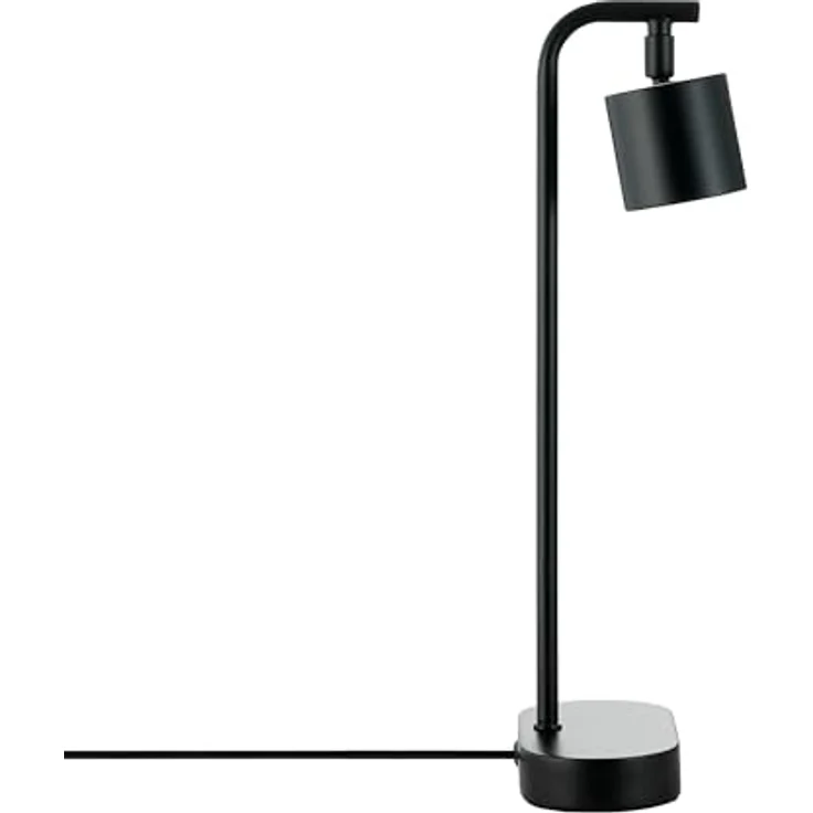 Nordlux Merlin Tischlampe, moderne Bibliotheksleuchte aus schwarzem Metall mit verstellbarem Schirm, G9-LED-kompatibel – Bild 3