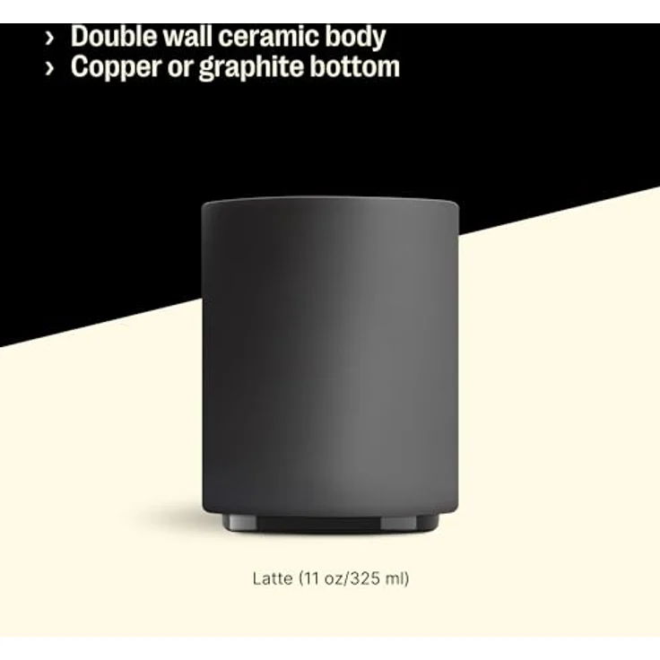 Fellow Fellow Monty Latte Cup - Schwarz 325 ml Becher (1169MB11) - 52017 – Bild 5