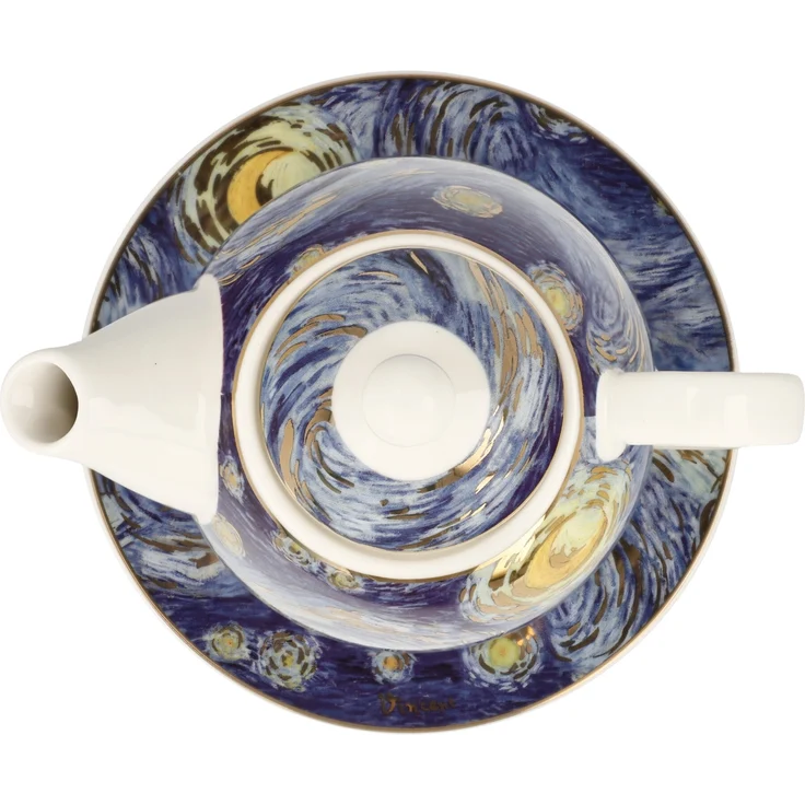 Goebel / Vincent van Gogh - Sternennacht,Tea for One,Sternennacht,15,5cm x 15,5cm x 15,5cm / New Bone China / 15,5cm x 15,5cm x 15,5cm – Bild 6