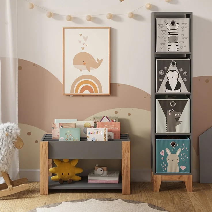 Kinderregal Malia Grau/Artisan 80 x 46 cm Vitalispa – Bild 5