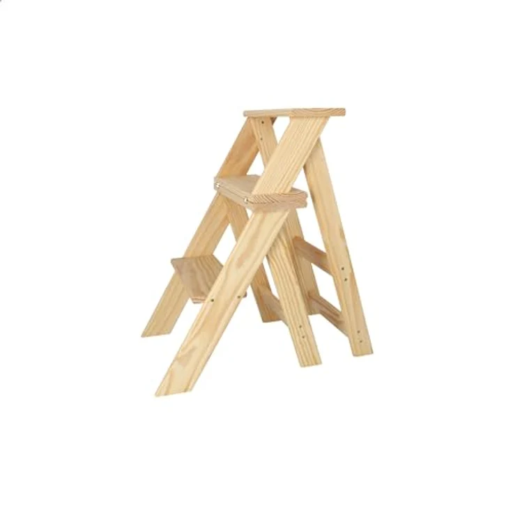 Aranaz 11001 Treppenstuhl, Kiefernholz, 39 x 53 x 91 cm – Bild 10