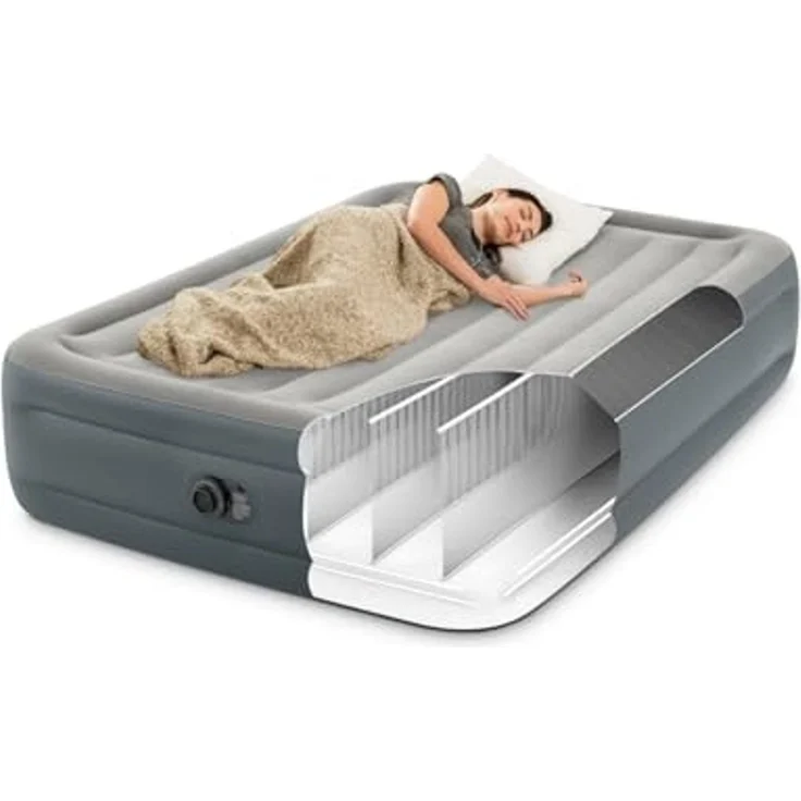Intex Queen Essential Rest Luftbett mit Fiber-Tech RP, aufgeblasene Größe: 152 x 203 x 46 cm (64126ND) – Bild 3