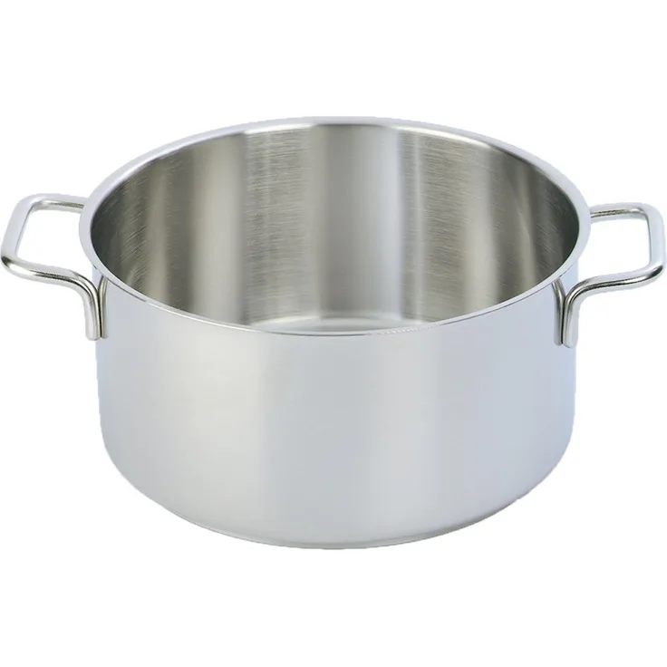 Demeyere Apollo 7 Bratentopf ohne Deckel 24 cm, 18/10 Edelstahl