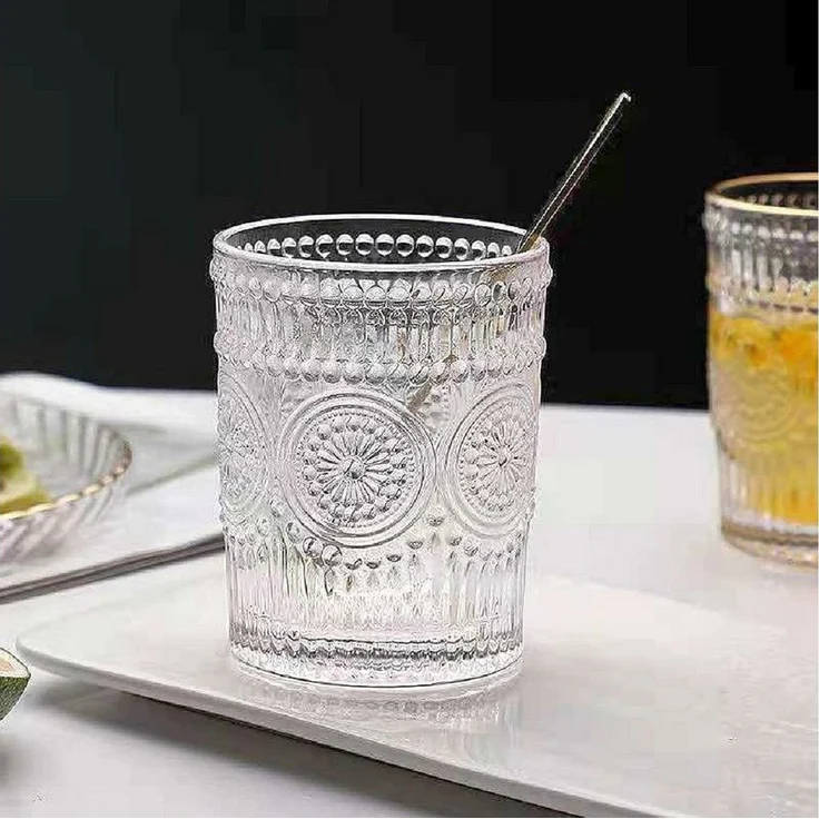 Karaffe mit 4 Gläser 250ml Wasser Cognac Whisky-Gläser G04 – Bild 4
