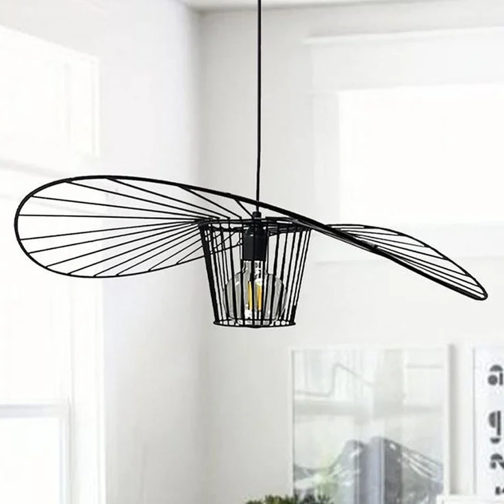 Bamyum Pendelleuchte Bamyum Pendelleuchte I Orvelte I Metall Schwarz Lampe – Bild 5