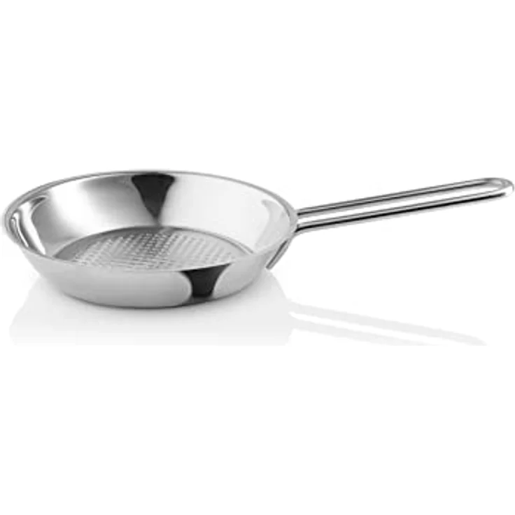 Eva Solo Honeycomb Bratpfanne 20 cm, Polished Steel, Antihaft-Waffelboden, spülmaschinenfest, für alle Herdarten – Bild 1
