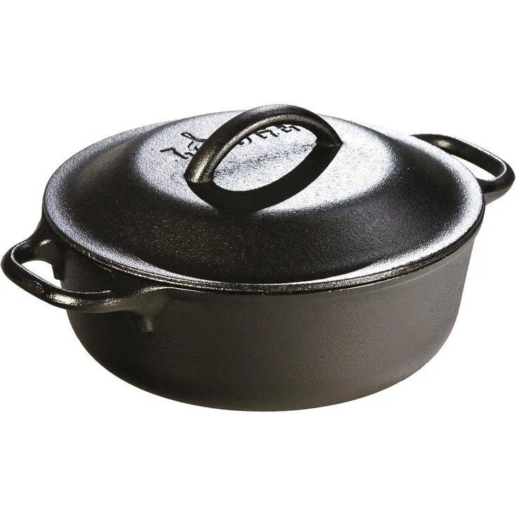 Lodge L2SP3 pre-seasoned Cast-Iron Serving Pot, 2-quart by Lodge