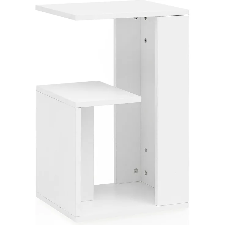 Wohnling Beistelltisch 35 x 61 x 30 cm Holz Design Anstelltisch Sofa | Couchtisch klein modern