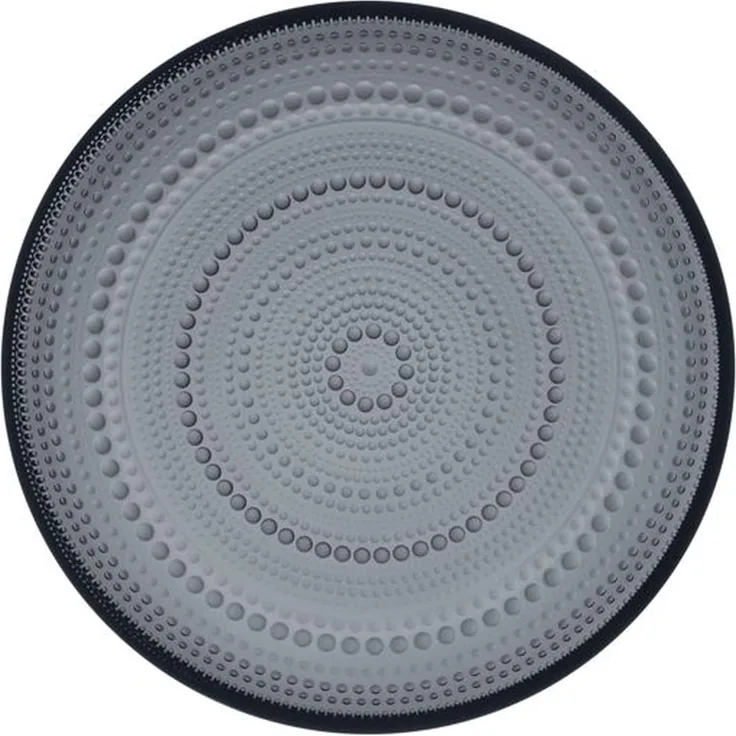 iittala Kastehelmi Teller 24,8 cm dunkelgrau