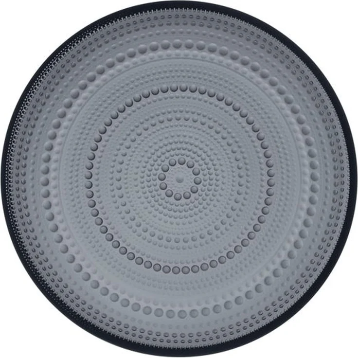 iittala Kastehelmi Teller 24,8 cm dunkelgrau