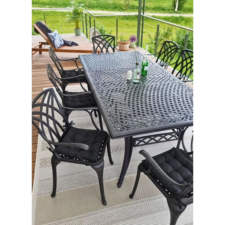 JACK Stuhlkissen JACK Outdoor 38x38cm Sitzkissen Lounge Kissen Sitzkissen Wasserfest, mit Lotus Effekt, robust, strapazierfähig, für Innen & Außen – Bild 3