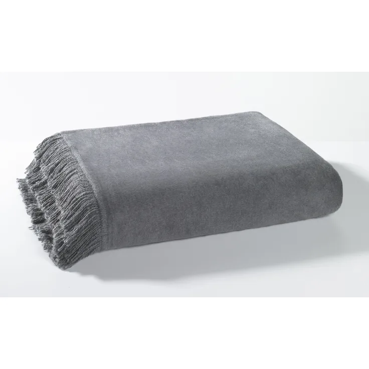casa NOVA Plaid FRANSEN BL 130x170 cm grau
