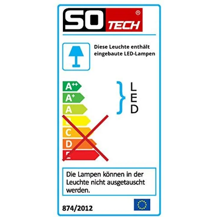 SO-TECH® LED Unterbauleuchte LED Möbeleinbauleuchte GIULIA 3W / 12V, warmweiß / neutralweiß / kaltweiß miniAMP – Bild 9