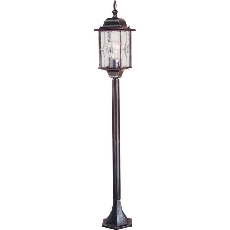 Außenleuchte, Kandelaber, Stehleuchte, schwarz, Höhe 123,5 cm – Bild 1