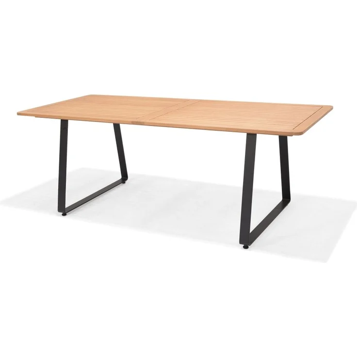 Primaster Gartentisch Rovigo 200 x 89 cm Eukalyptusholz Terrassentisch Tisch