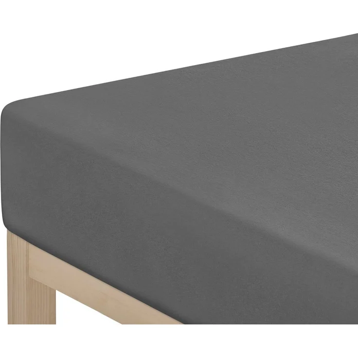 OTTO home Spannbettlaken Cremona in BASIC und PREMIUM Qualität, Baumwolle mit Elasthan, Jersey (180 g/m), Gummizug: rundum, (1 Stück), Jersey Bettlaken ab Größe 90x200 cm, Strapazierfähig und langlebig – Bild 2