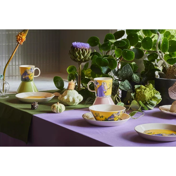 Arabia Moomin Teller 19cm Hemulen yellow – Bild 4