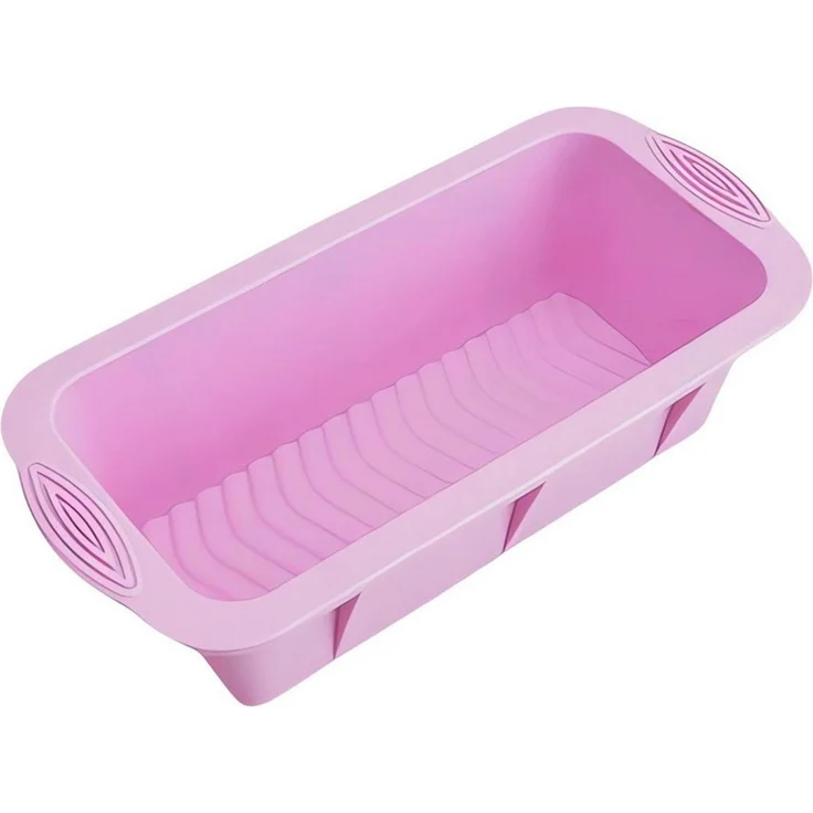 König Design Silikonform Backform Kastenform Kuchenform Tortenform, Rechteckige Brotbackform Brotform Kuchen 21 x 9 x 6,5 cm – Bild 5