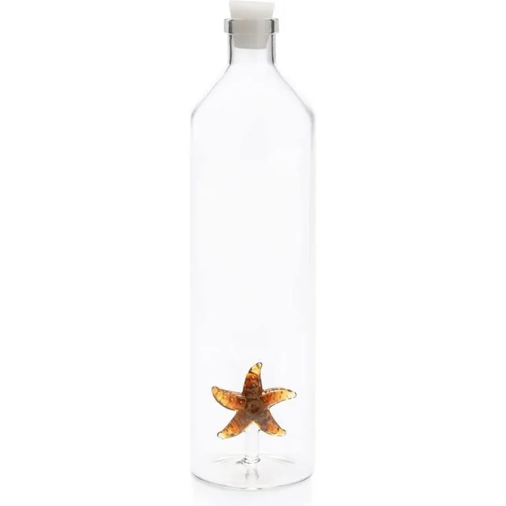 karaffe Starfish 1,2 Liter 30x8,5 cm Glas transparent