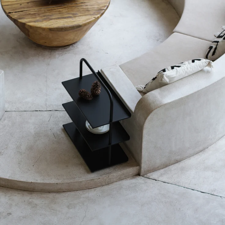 Schuhregal Poytya Stahl 73x60x32 cm Schwarz [en. casa] – Bild 6