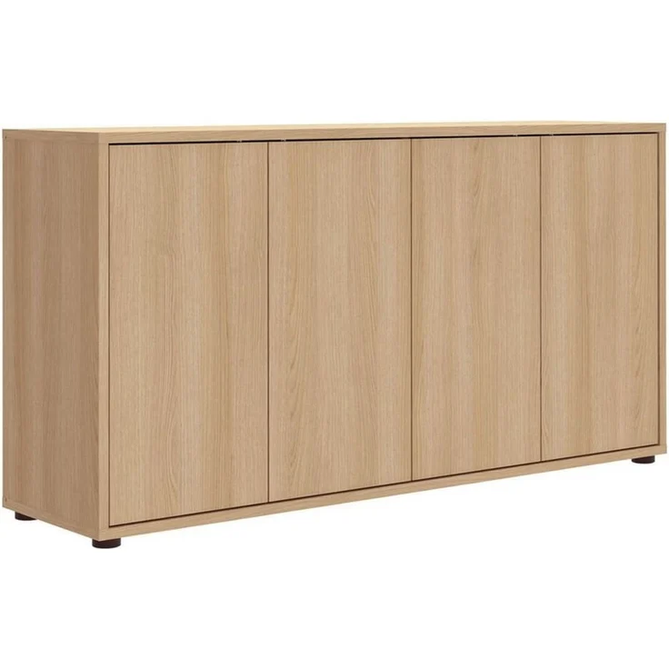 mokebo Sideboard Die Horizontale, Wohnzimmerschrank, Kommode, Beistellschrank, Anrichte in Eiche – Bild 5