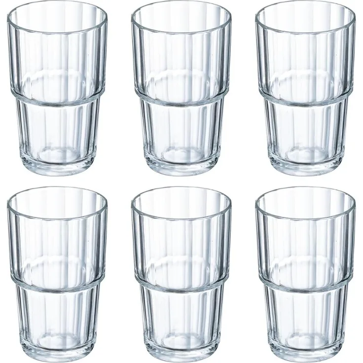 Gläserset Arcoroc Noruega Durchsichtig Glas