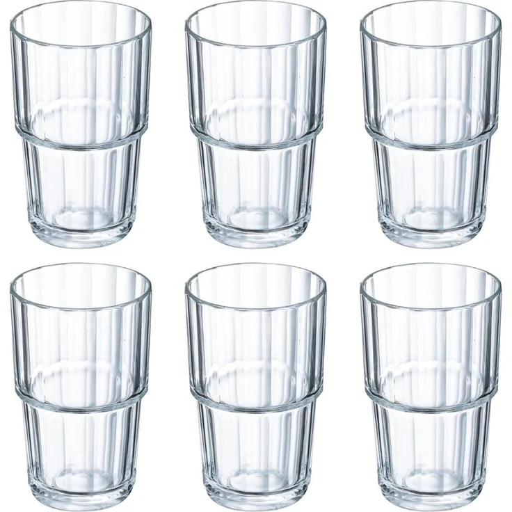 Gläserset Arcoroc Noruega Durchsichtig Glas