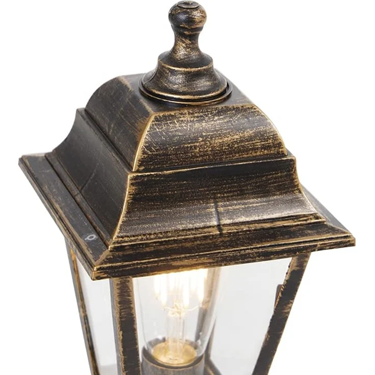 Qazqa Außen-Stehlampe Capital, ohne Leuchtmittel, E27, Gold/Messing, Klassisch / Antik, Kunststoff, 1-flammig – Bild 3