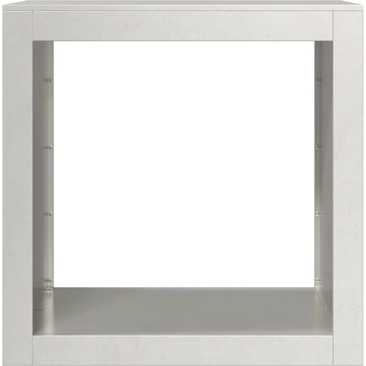 vidaXL Brennholzregal 60x40x60 cm Edelstahl 851007 – Bild 3