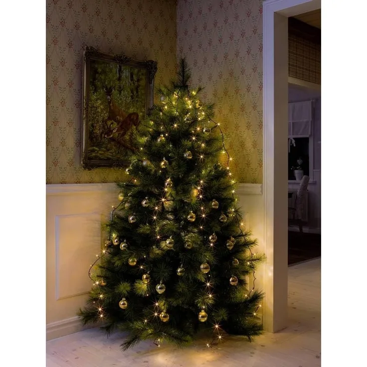 KONSTSMIDE No. 6361-820 LED Baummantel 200 bernsteinfarbene Dioden 240cm