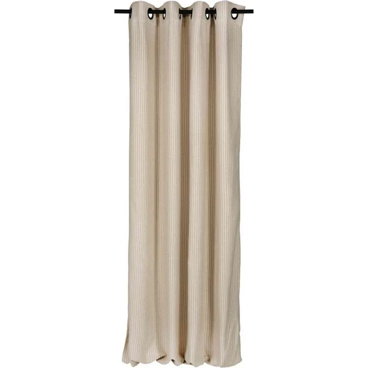 Esprit Vorhang FUN Ösenvorhang (1 St), Öse, Polyester, 140 x 250 cm in Beige