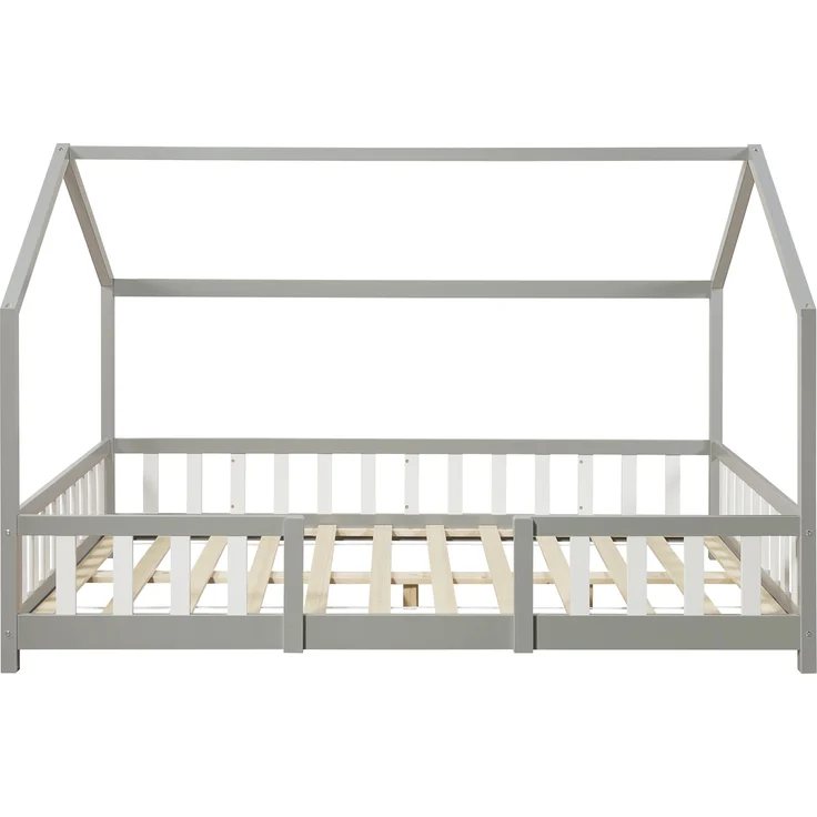 Hausbett Sisimiut 120x200 cm Hellgrau / Weiß [en. casa] – Bild 5