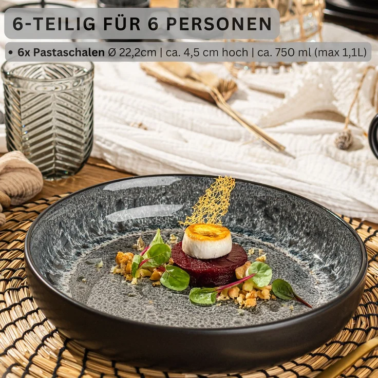 SÄNGER Pastaschalen Set Sydney 6 teilig – Bild 2