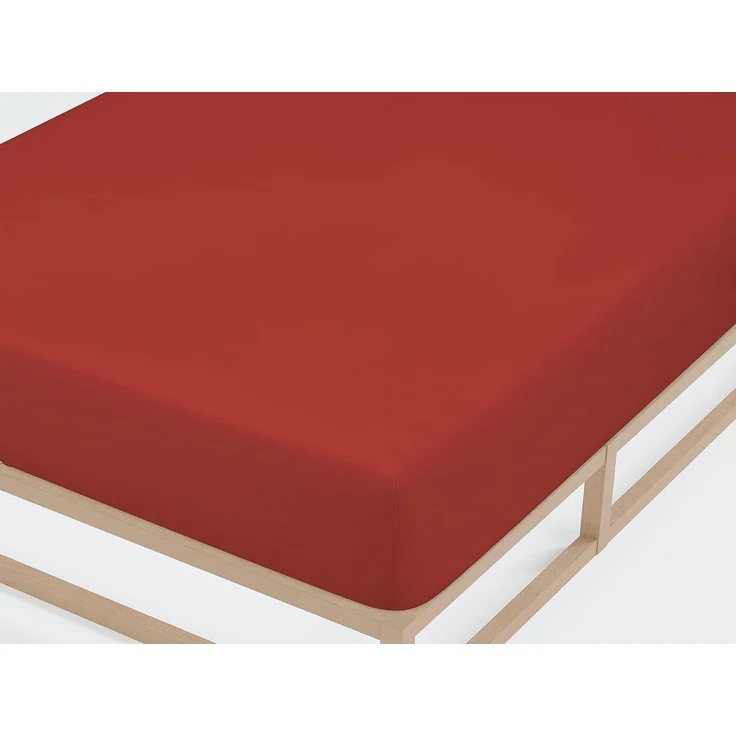 Biberna Jersey-Spannbetttuch, 100 % Baumwolle, Chili, 1x 180x200 cm - 200x200 cm – Bild 2