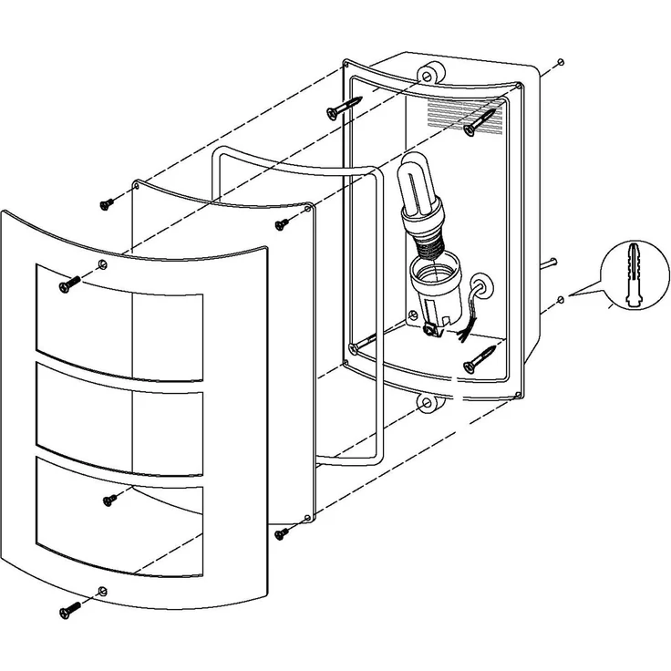 Eglo 88139 Aussen-/Wandleuchte CITY edelstahl, E27 max. 1X40W – Bild 6