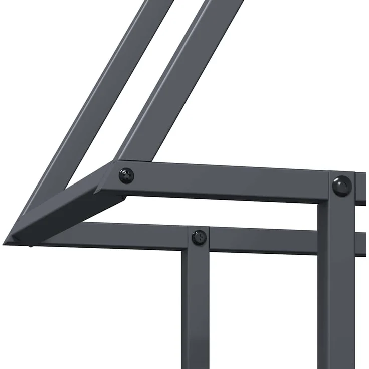vidaXL Brennholzregal Anthrazit 50x25x60 cm Kaltgewalzter Stahl 864313 – Bild 6