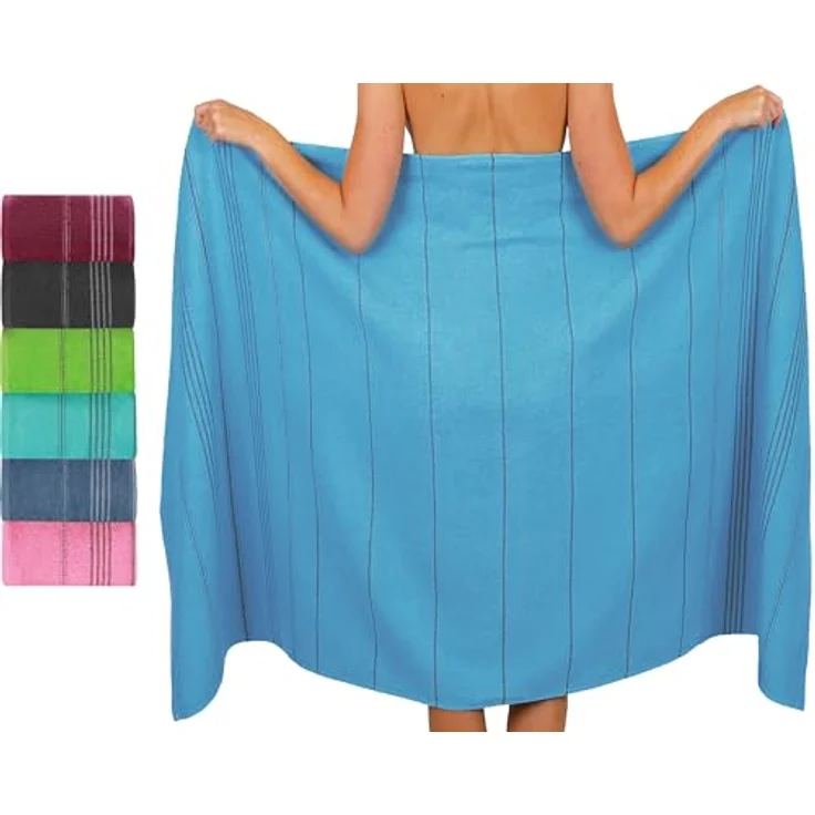 Betz Strandtuch Betz XXL Badetuch LINES Strandtuch Saunahandtuch Liegetuch 90x180 cm, 100% Baumwolle – Bild 2