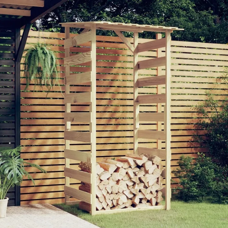 vidaXL Pergola mit Dach 100x90x200 cm Imprägniertes Kiefernholz 318380