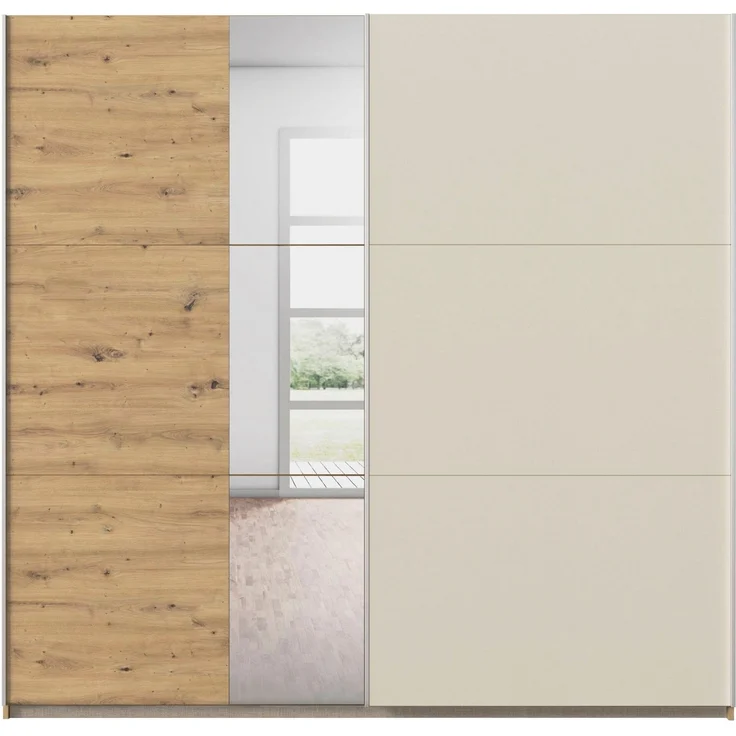 rauch Schlafzimmer-Set Monza, mit Schwebetürenschrank Breite 218 cm, Bettanlage in 2 Breiten – Bild 2